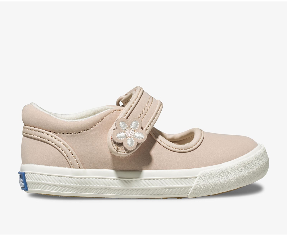 Keds Kids Slip Ons Pink - Ella Mary Jane - 890GLOPTU